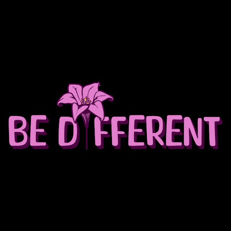 BE DIFFERENT – Lila Lilien Blumen Garten