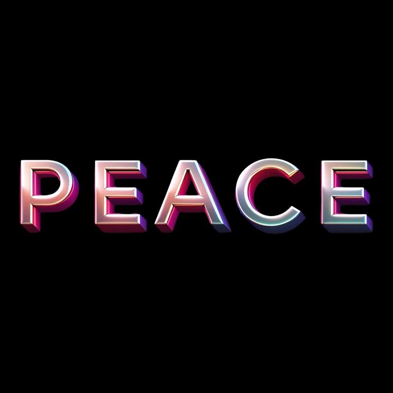 PEACE – La typographie comme expression de la liberté et de la liberté