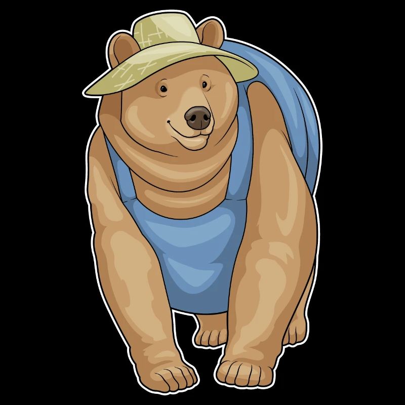 Chapeau de fermier d’ours