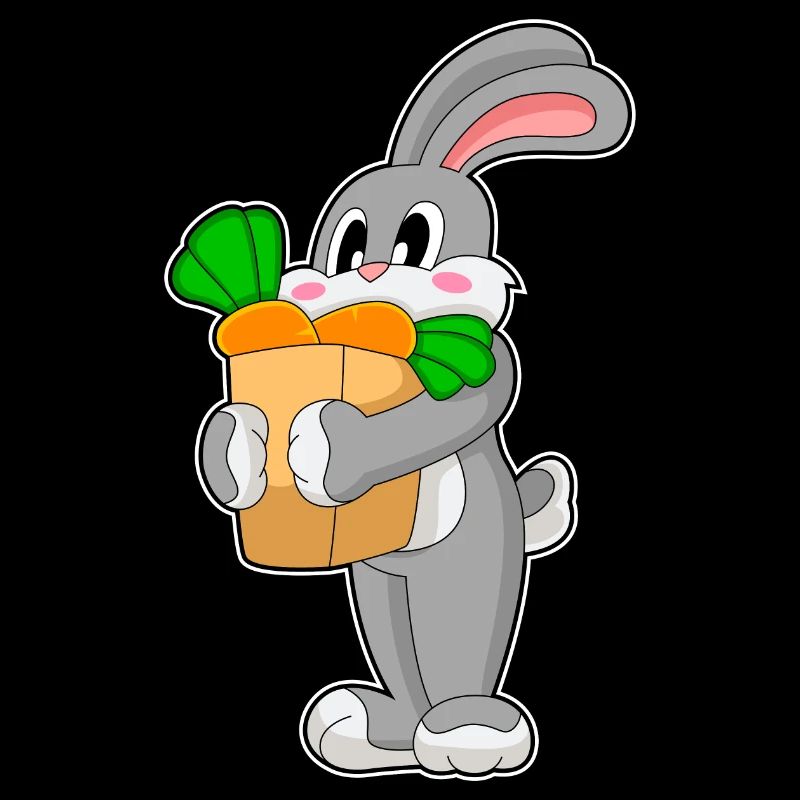 Hase Einkaufstüte Karotte Gemüse