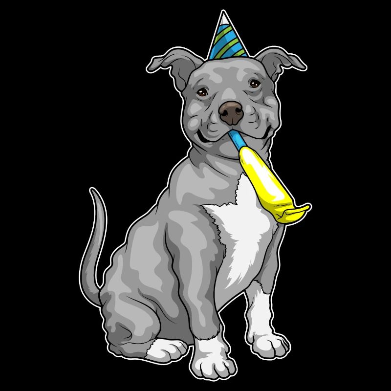 Pitbull Birthday Horn