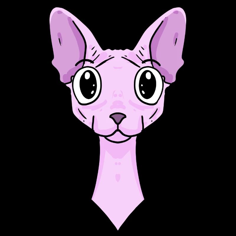 Sphynx Head Cat Propriétaire de chat