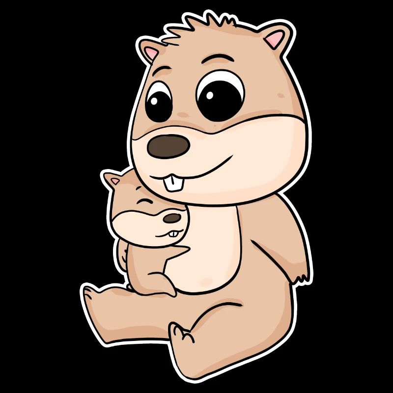 Famille de cochons d’Inde - cochon d’Inde avec bébé