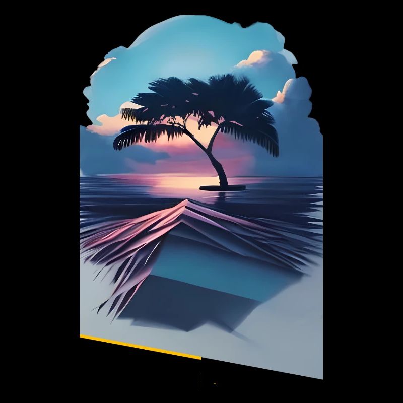 Coucher de soleil coloré