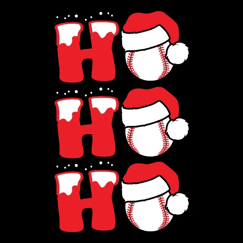 Baseball Christmas Santa