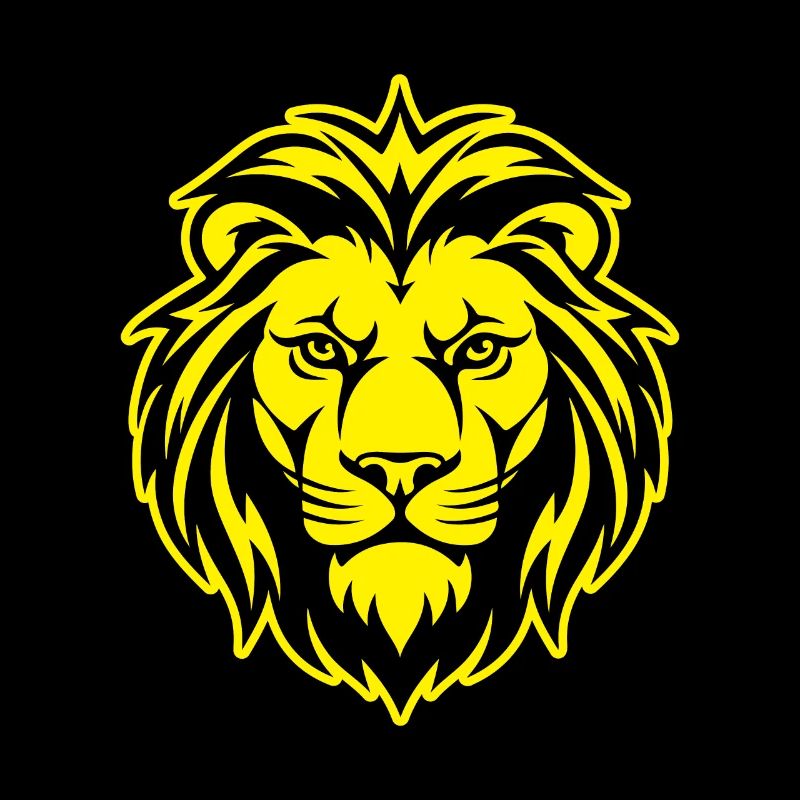 Portrait d’animal lion
