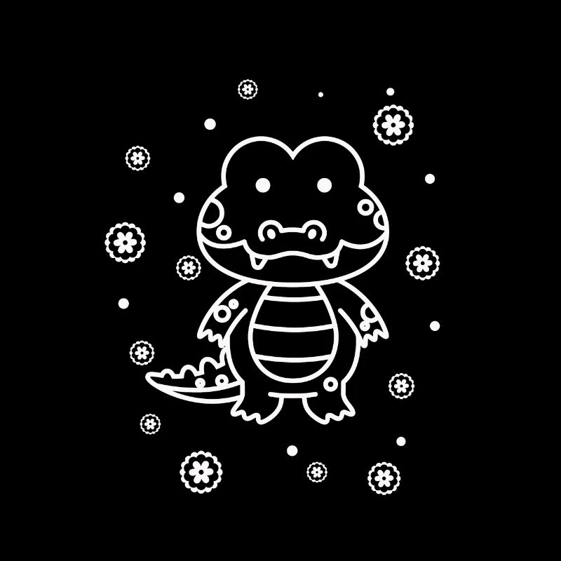 Drôle de petit crocodile