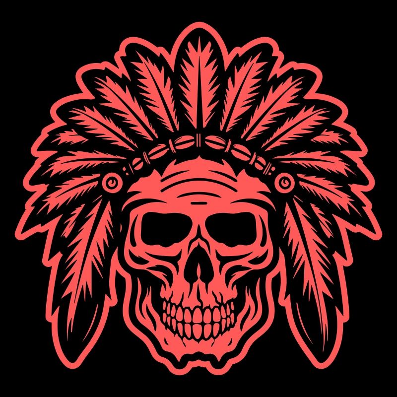 Apache Indian Chief Skull