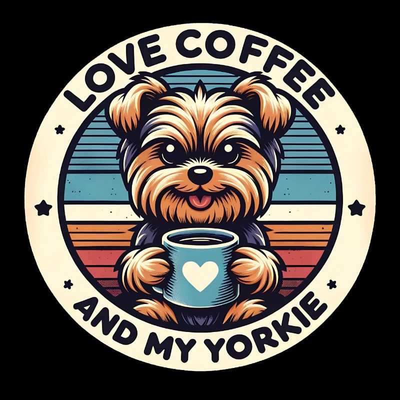I need coffee and my Yorkie