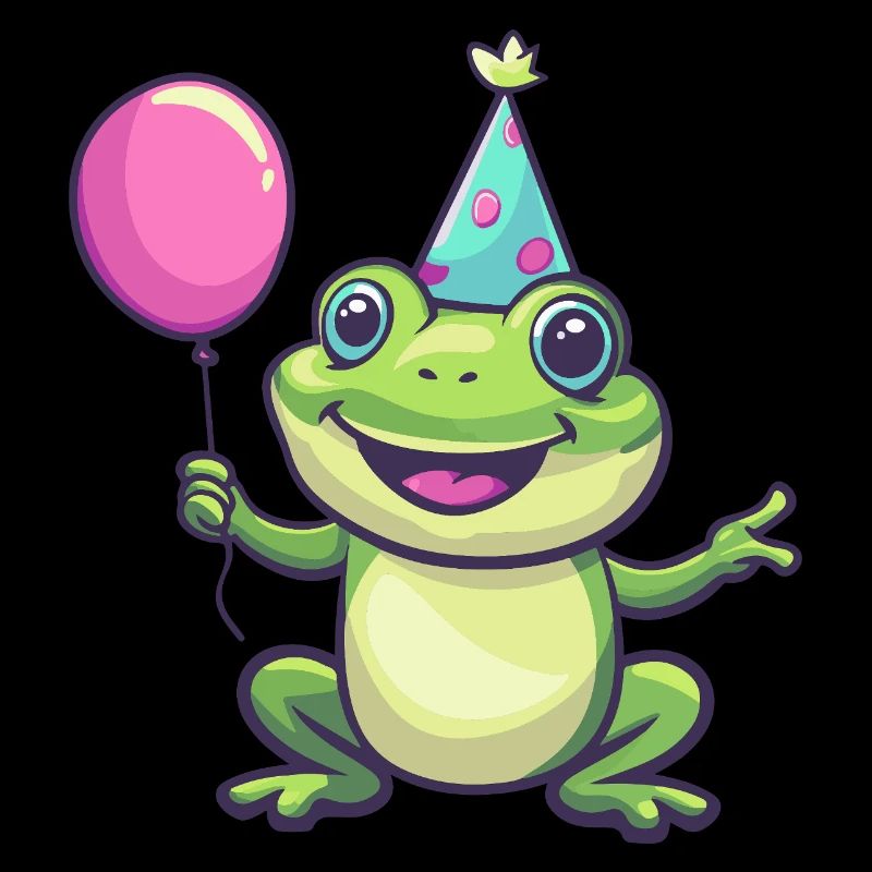 grenouille crapaud anniversaire bébé
