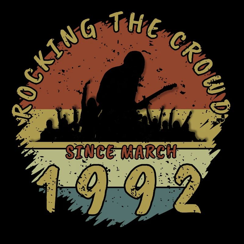 33rd Birthday Rocking the crowd GIT 03/1992