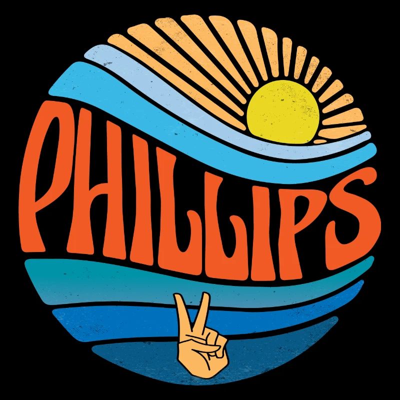 Chemise Phillips Vintage Sunset Phillips Groovy Cravate