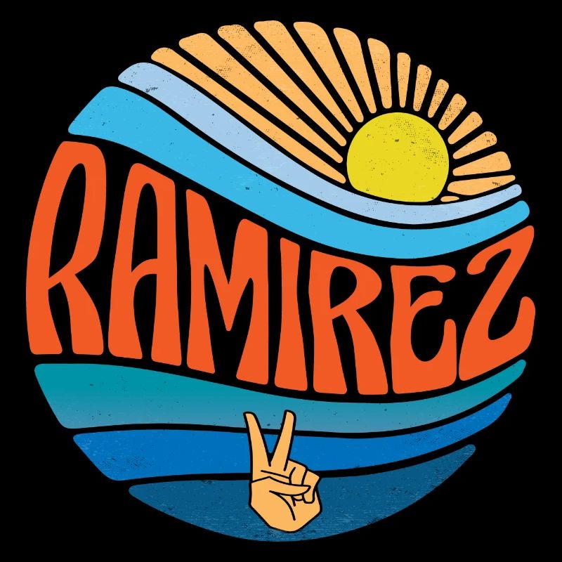 Ramirez Shirt Vintage Sunset Ramirez Groovy Tie