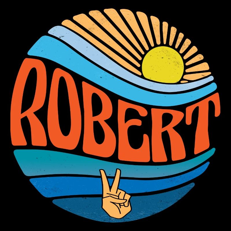 Robert Chemise Vintage Sunset Robert Groovy Tie Dye