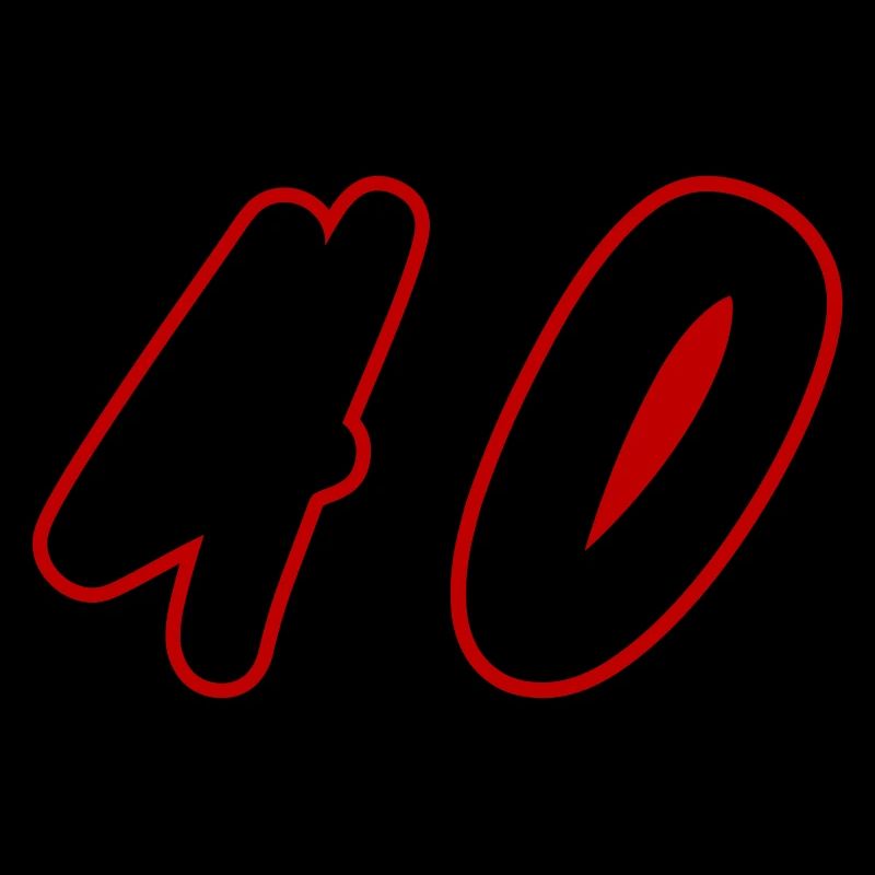40 Zahl symbol