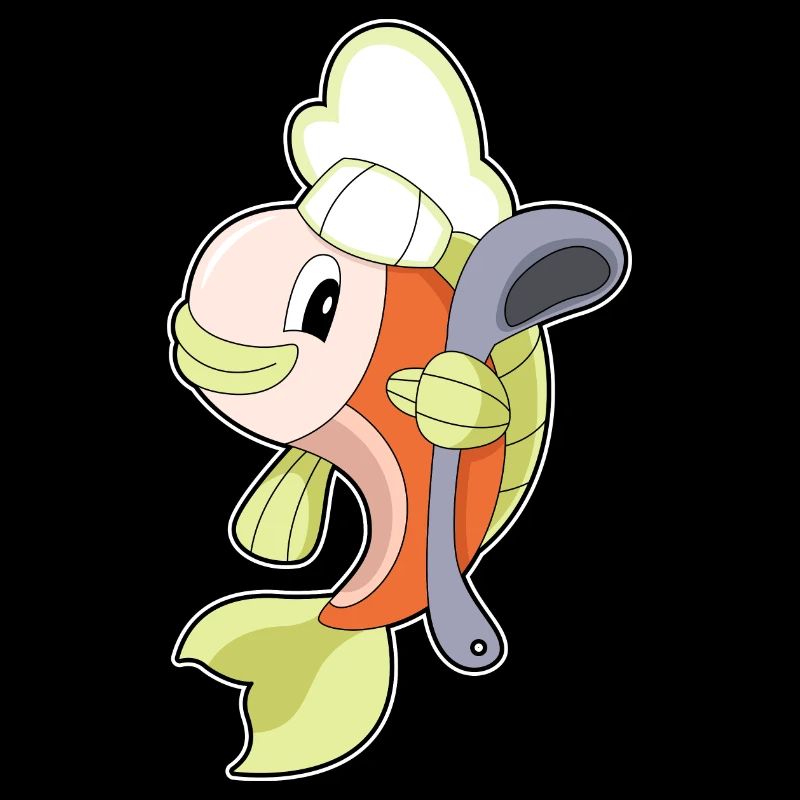 Cuillère de cuisson du poisson