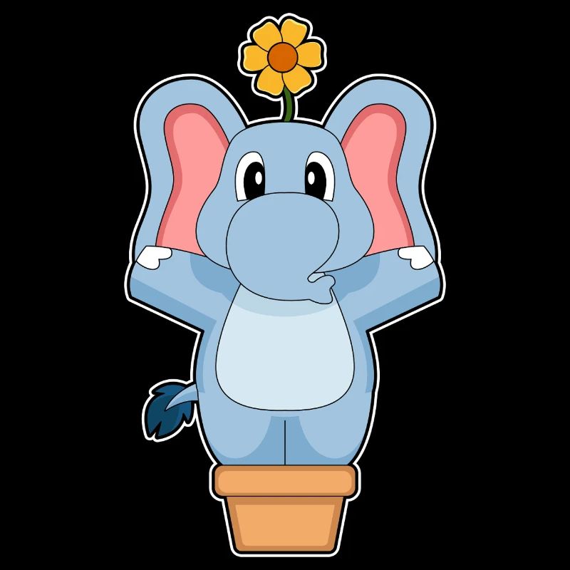 Elefant Blume