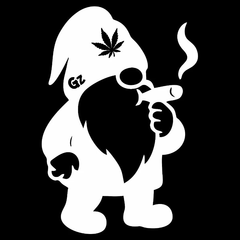 Kiffender Zwerg/Wichtel mit Joint - Weedlove