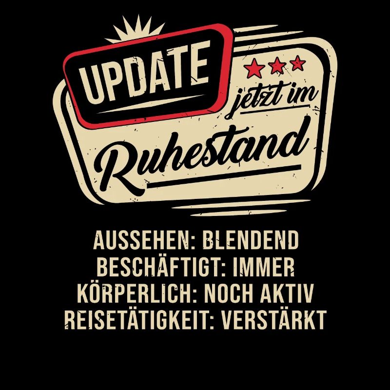 Update Ich bin im Ruhestand