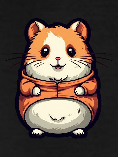 Cute hamster