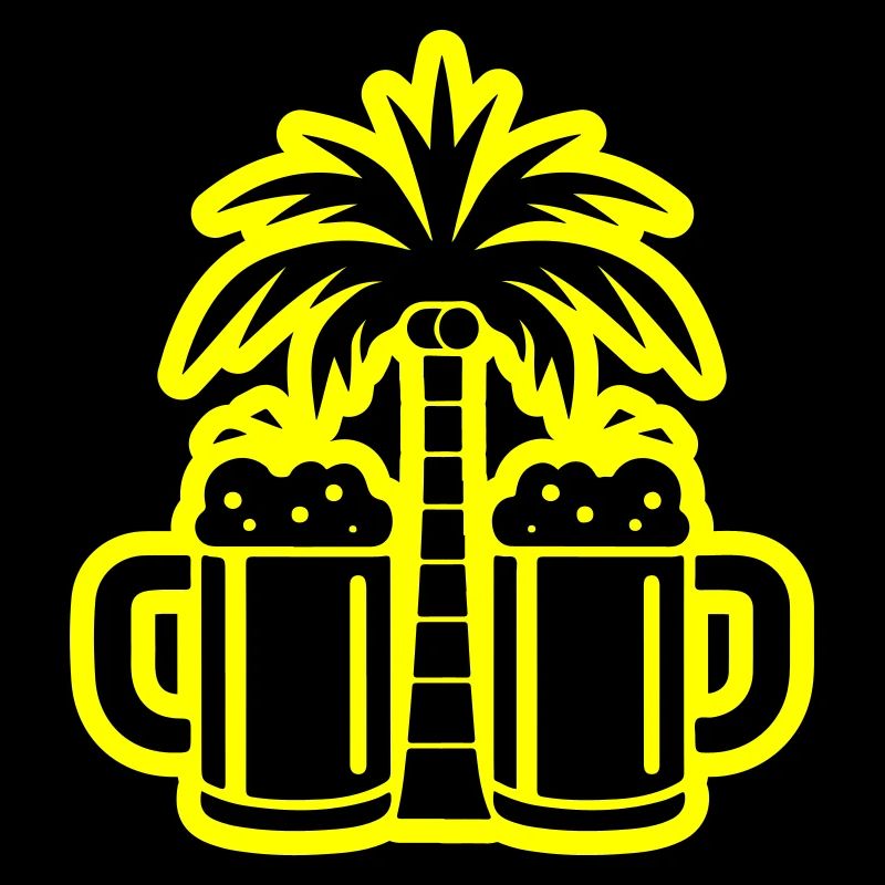 Beer Palm Trees Beach