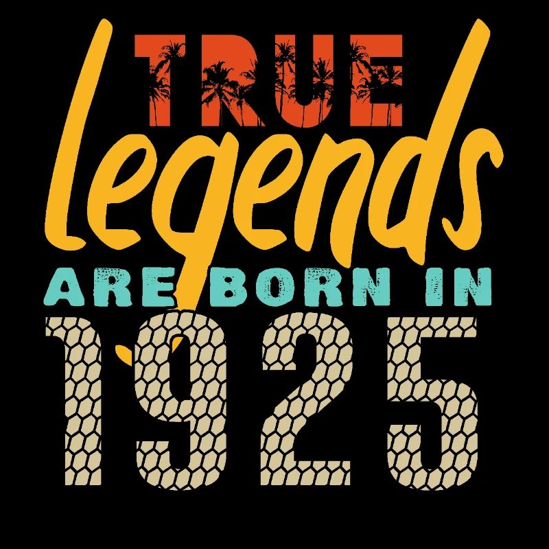 vintage 1925 né en 1925 100 ans bar code anniversa