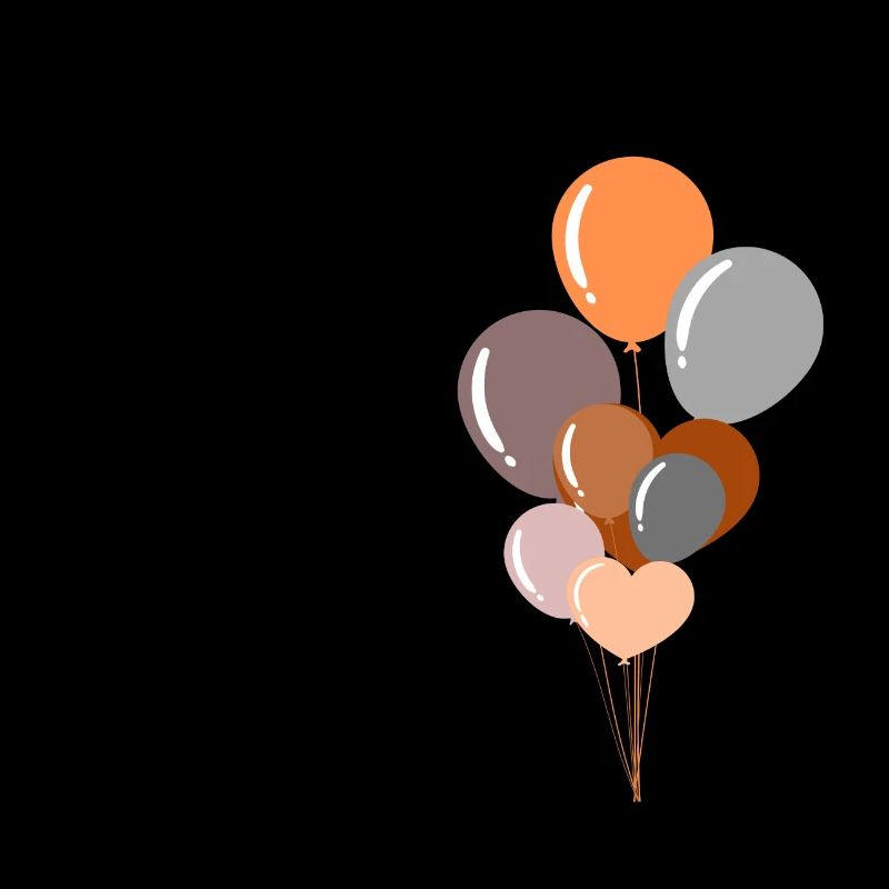 Brief oder Geburtstagsballon