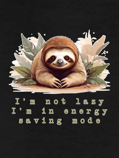 I'm not lazy