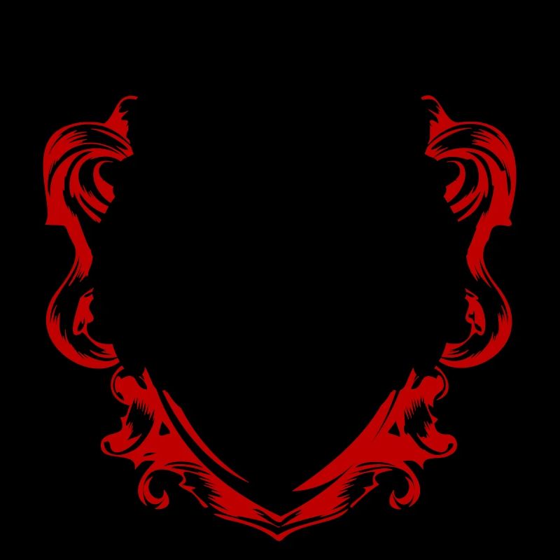 Löwe Kopf Schild Krone König