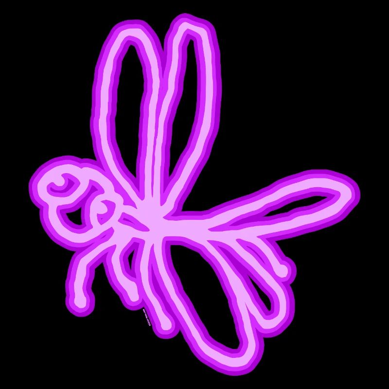 Neon Dragonfly