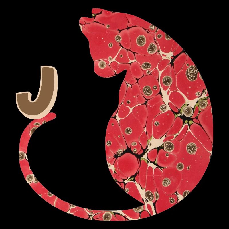 buchstabe j mit katze e 245