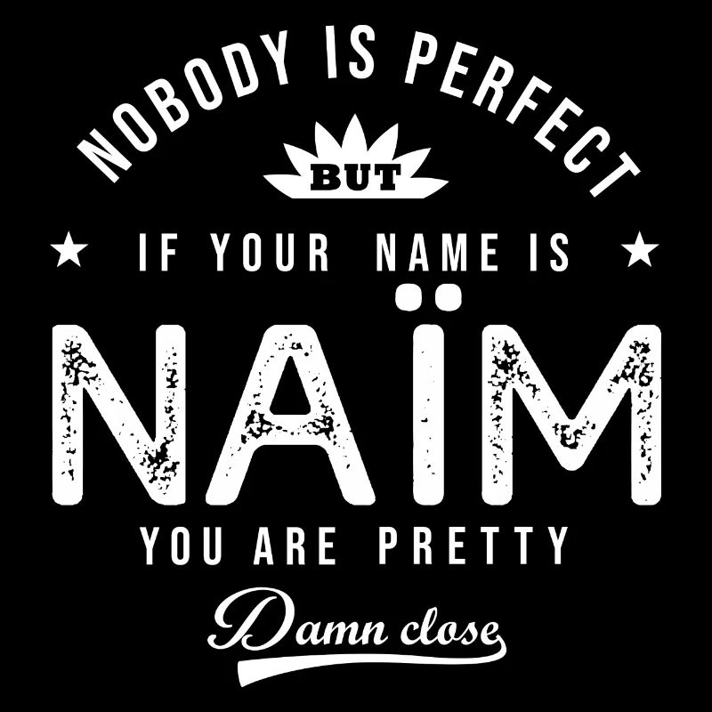 Naïm personalisiertes Geschenk Arabisch name Naïm