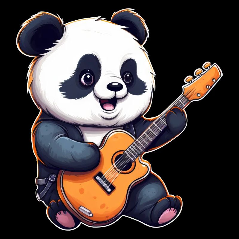 Guitariste Panda