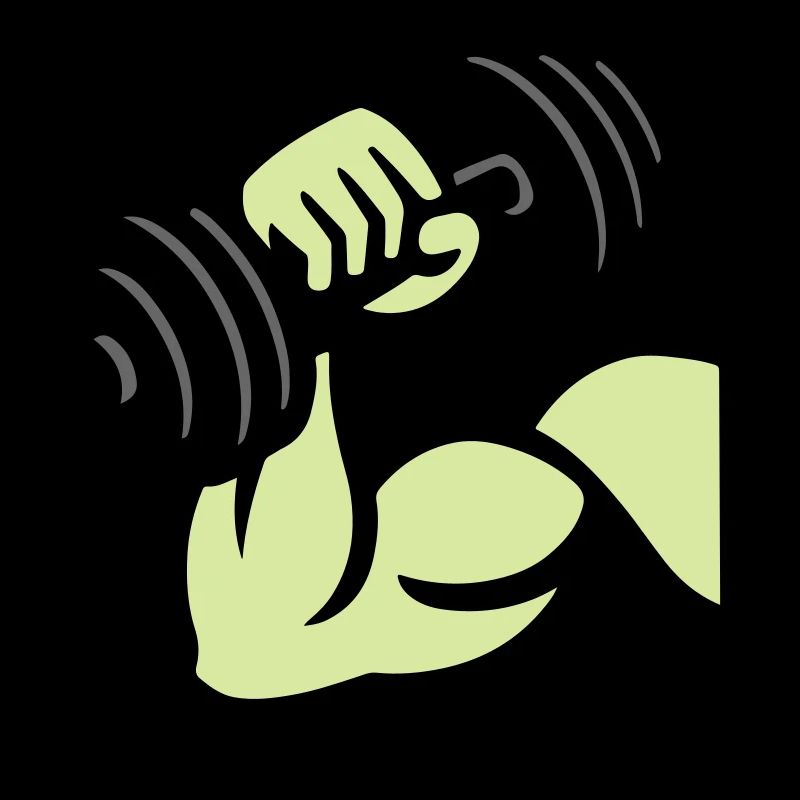Musculation des muscles des haltères