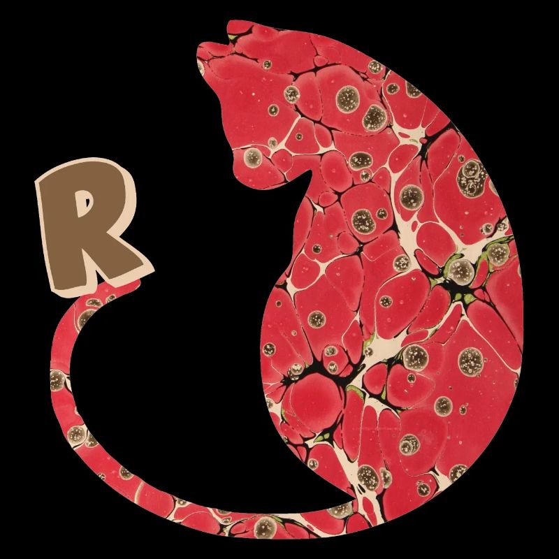 buchstabe r mit katze e 245