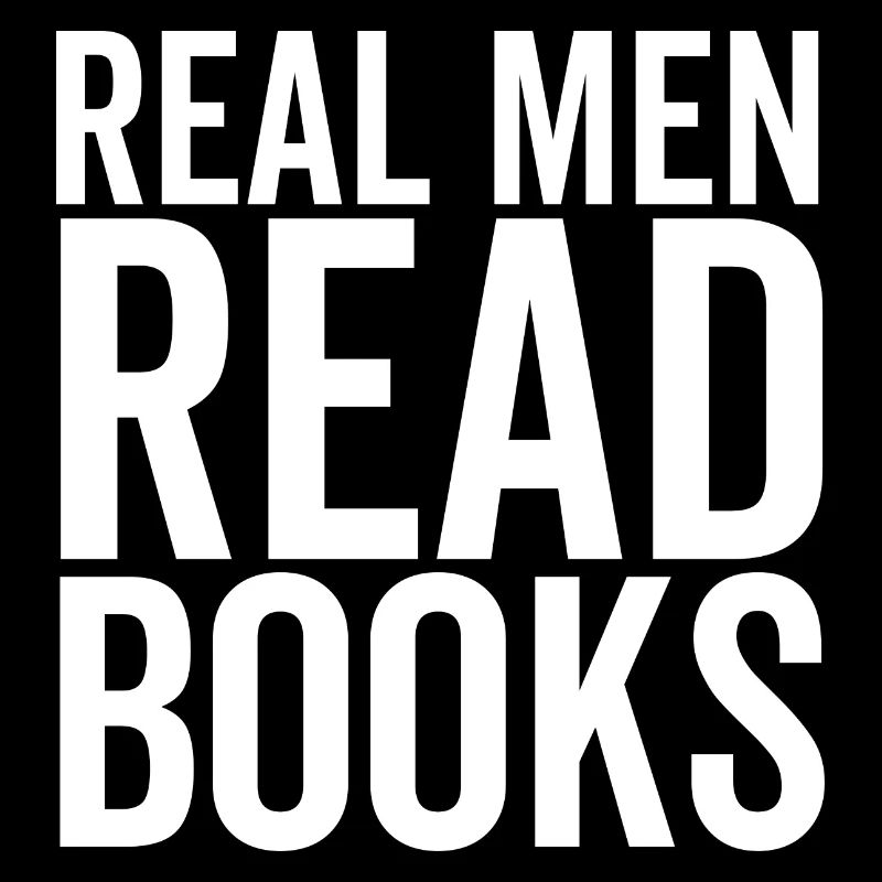 Echte Männer lesen Bücher