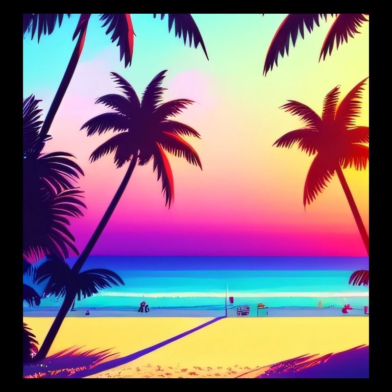 Retro Beach 80s