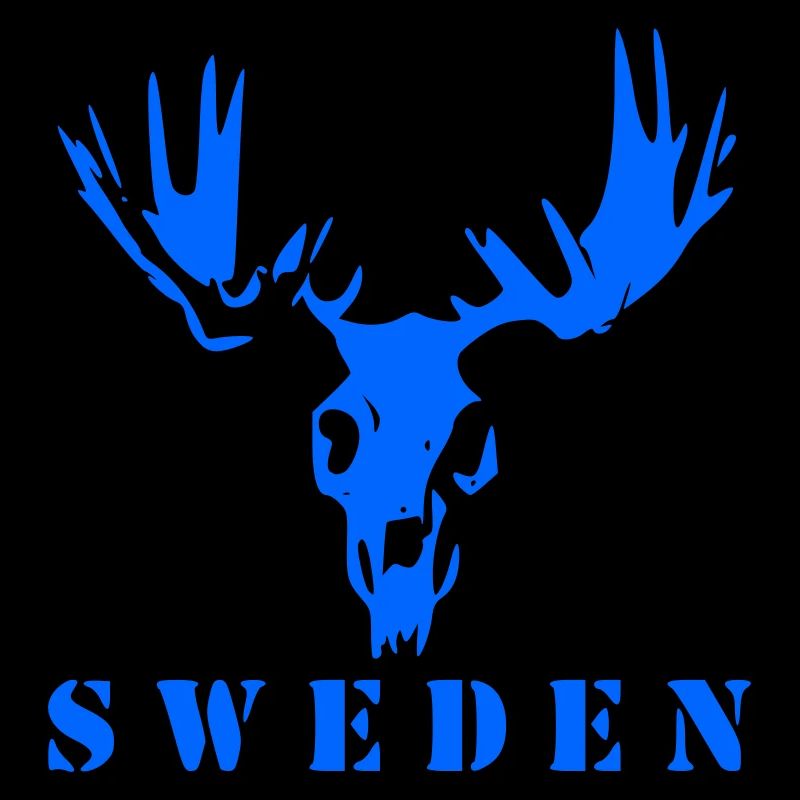 Moose skull Sweden