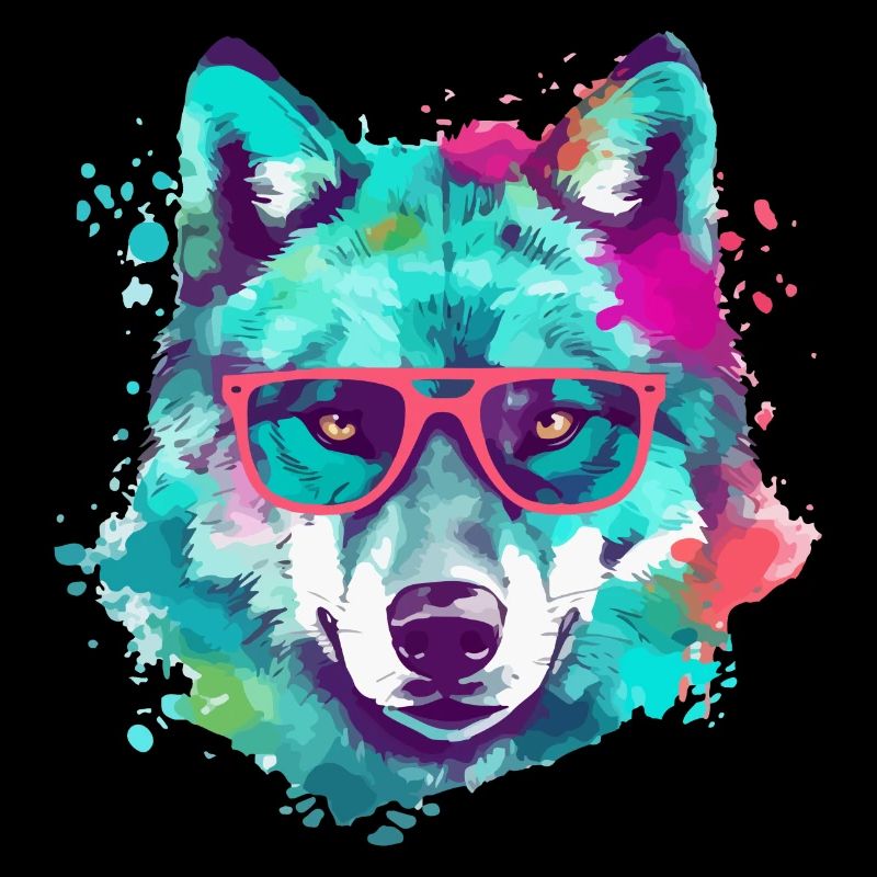 The wolf with rose-colored glasses