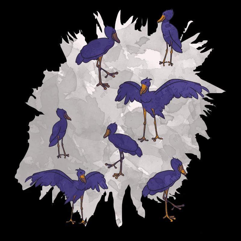 Shoebill Bird Ornithologist Forest I Gift