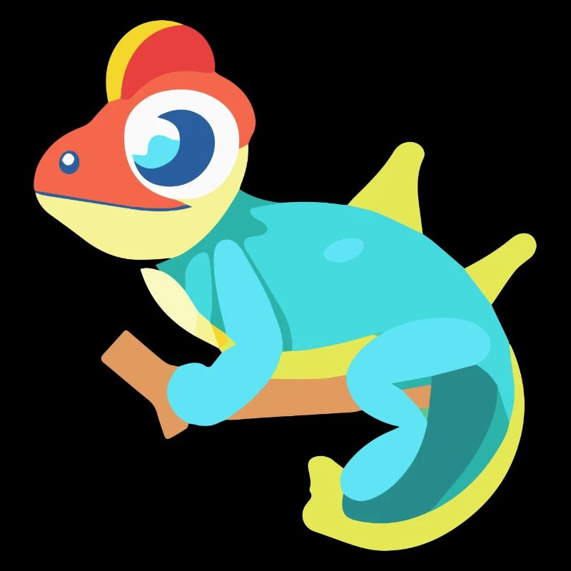 Colorful chameleon
