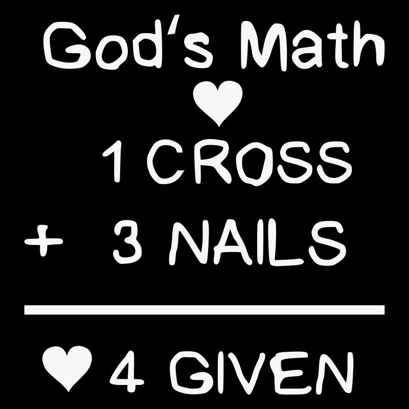 Gods Math 1 Cross + 3 Nails, 4 Given