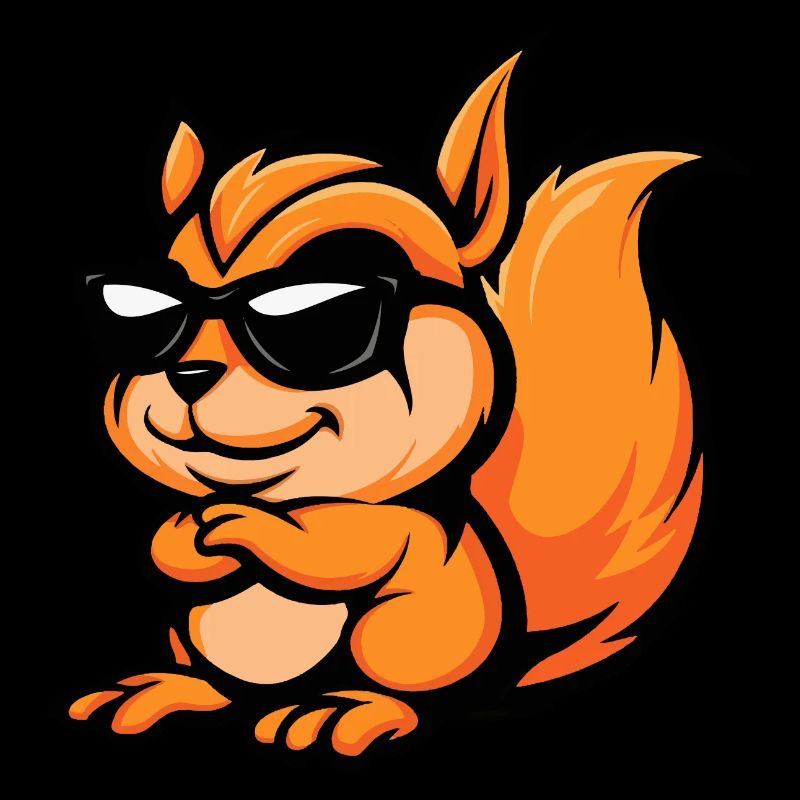 Eichhörnchen Comic Cool