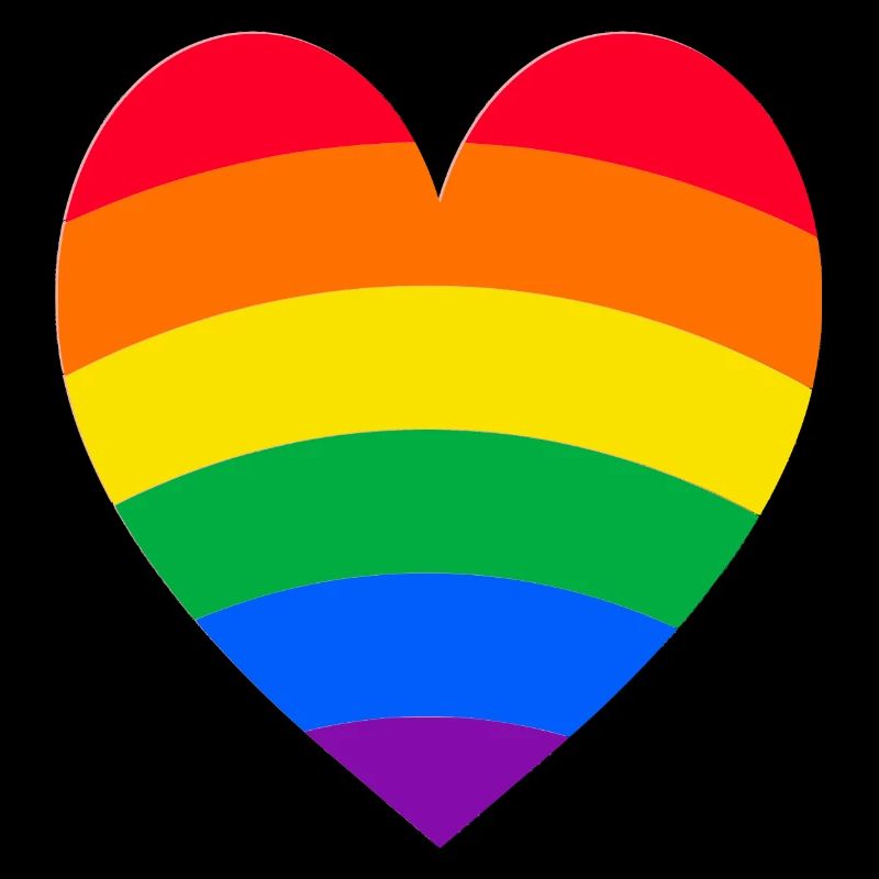 Regenbogen-Herz