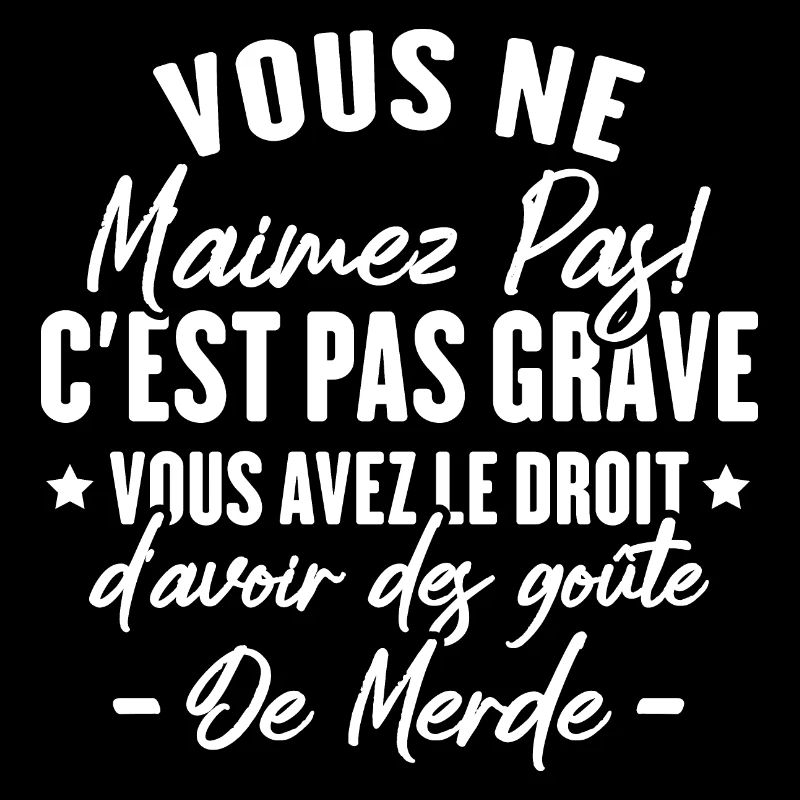 Vous ne m'aimez
