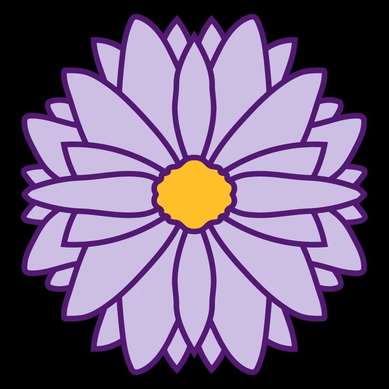 Runde Hübsche Blume Design