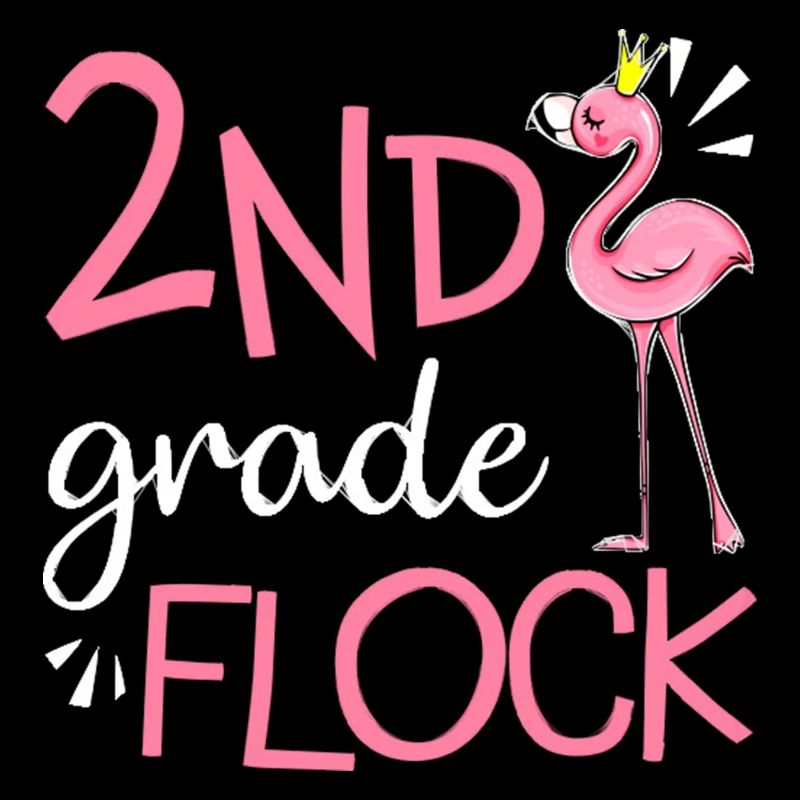 Flamingo Back To School 2nd Second Grade Flock