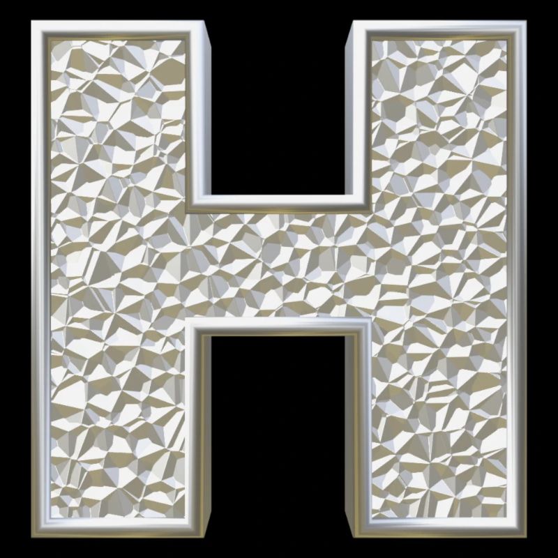 H, letter, letter H, initial, initial H, monogram,