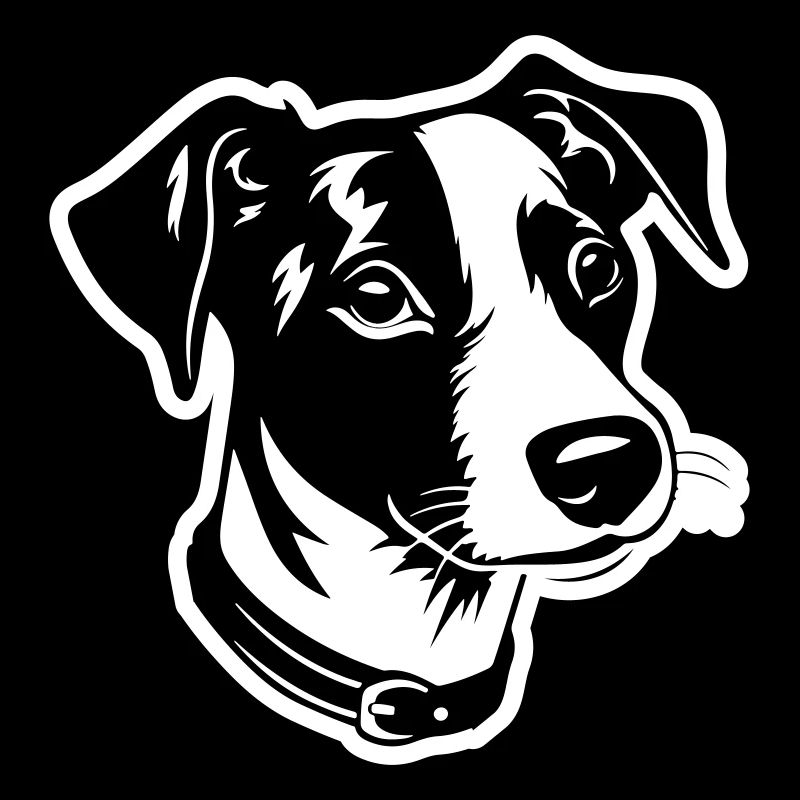 Jack Russel Terrier tête de chien