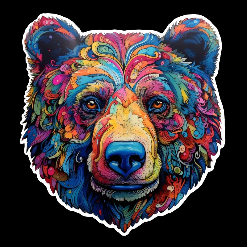 Bär psychedelisch